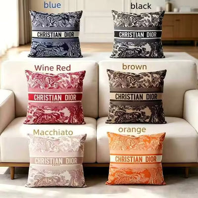 1pc Luxury Premium Pillow Case 45 X 45 Cm - Jacquard Embroidery Decorative Sofa Pillow Cover Suitable For Living Room, Bedroom, Sofa, Home, Office, Hotel, B&B Decoration